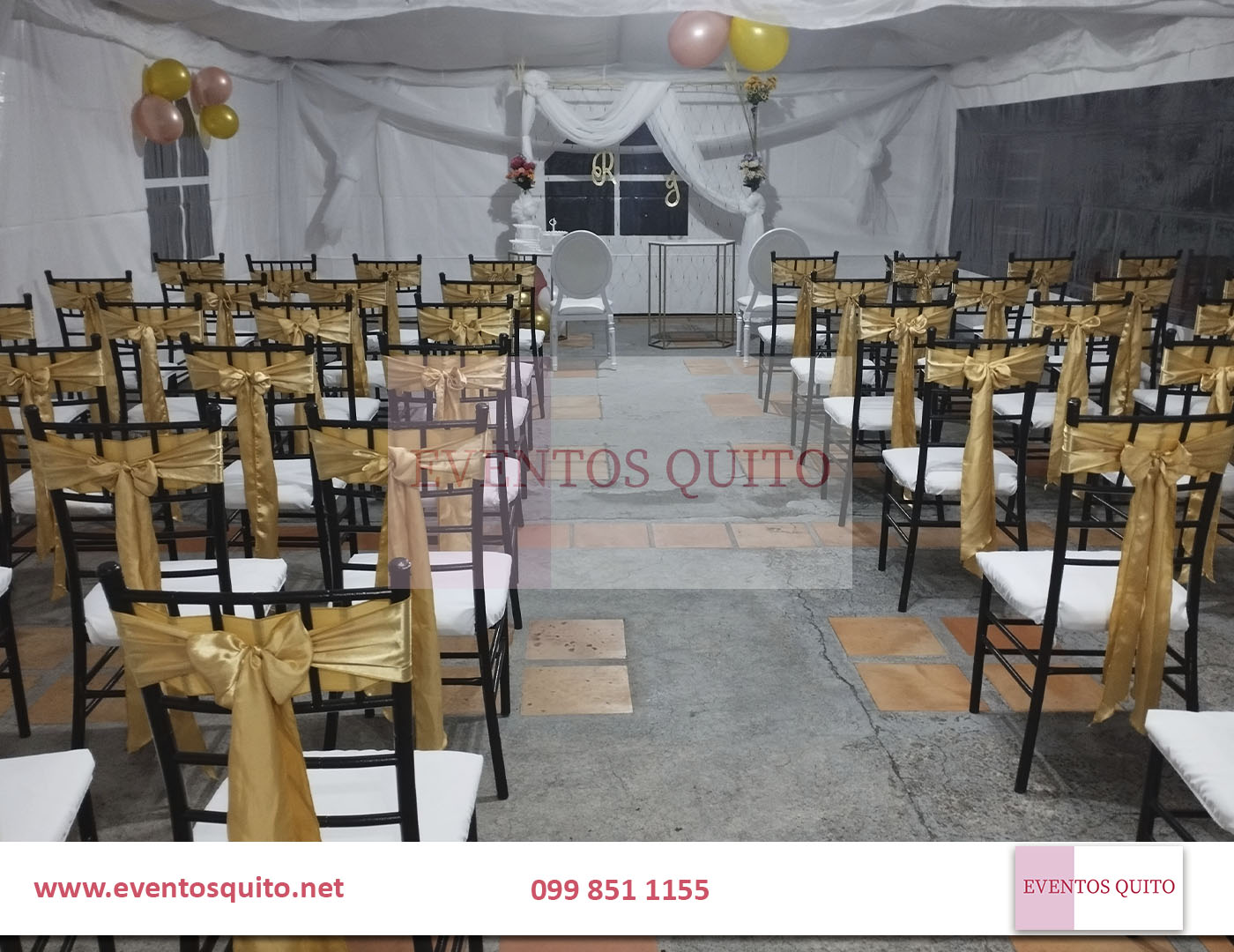 Alquiler de sillas Tiffany en Quito